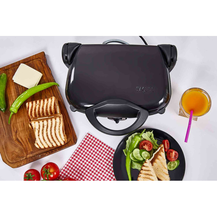 Taç Life Tost Makinesi Parlak Siyah - Taç