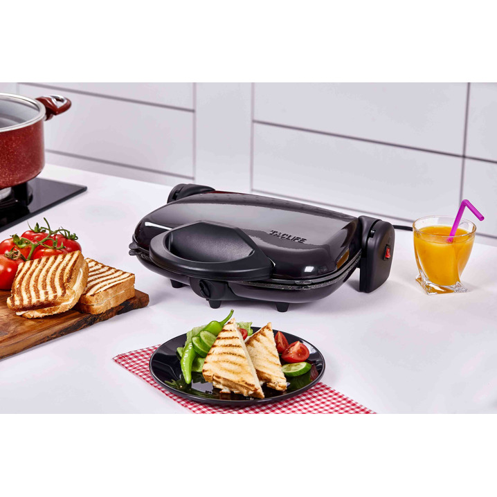 Taç Life Tost Makinesi Parlak Siyah - Taç