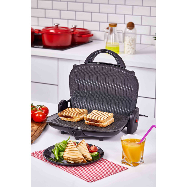 Taç Life Tost Makinesi Parlak Siyah - Taç