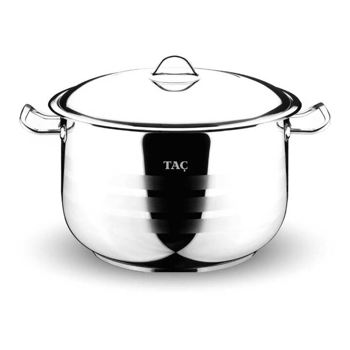 Taç Bengü Pro Paslanmaz Çelik 41 Cm Derin Tencere 31 Litre
