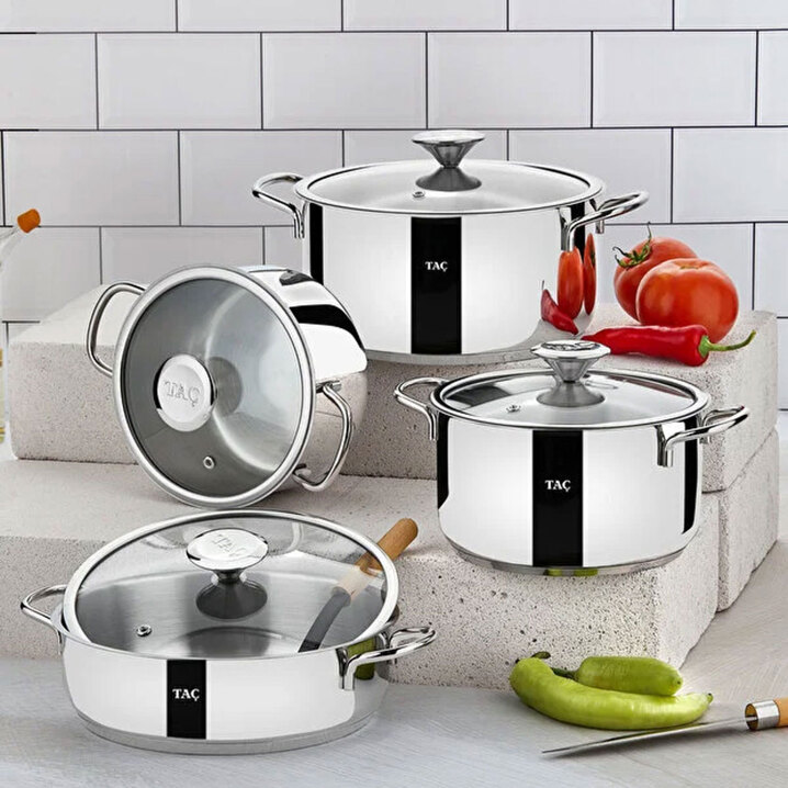 Taç 15 Parça Avantajlı Çelik Çeyiz Seti