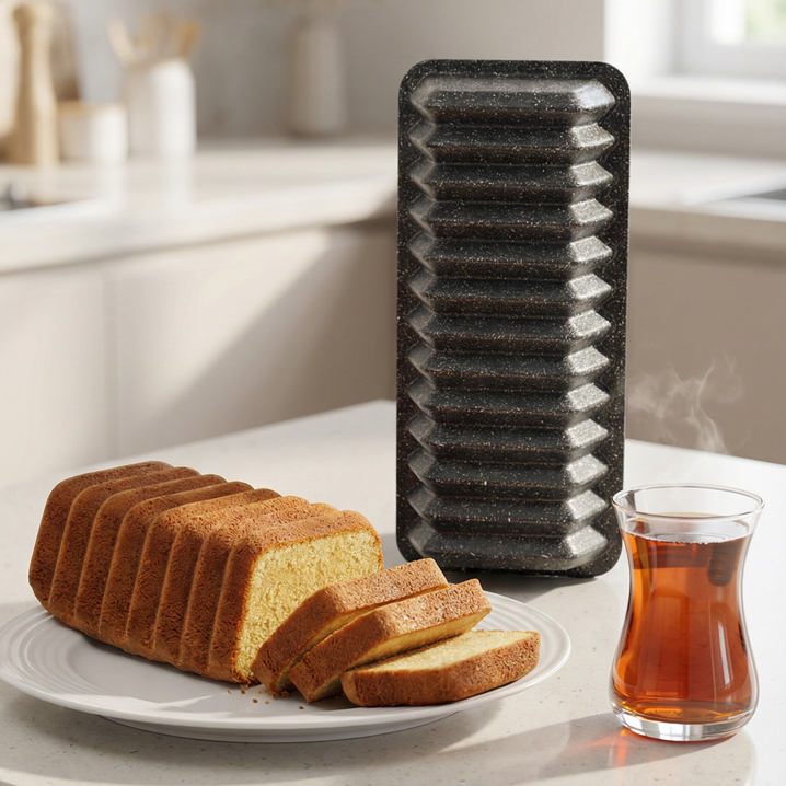 Taç Döküm Granit Baton Kek Kalıbı 32 Cm