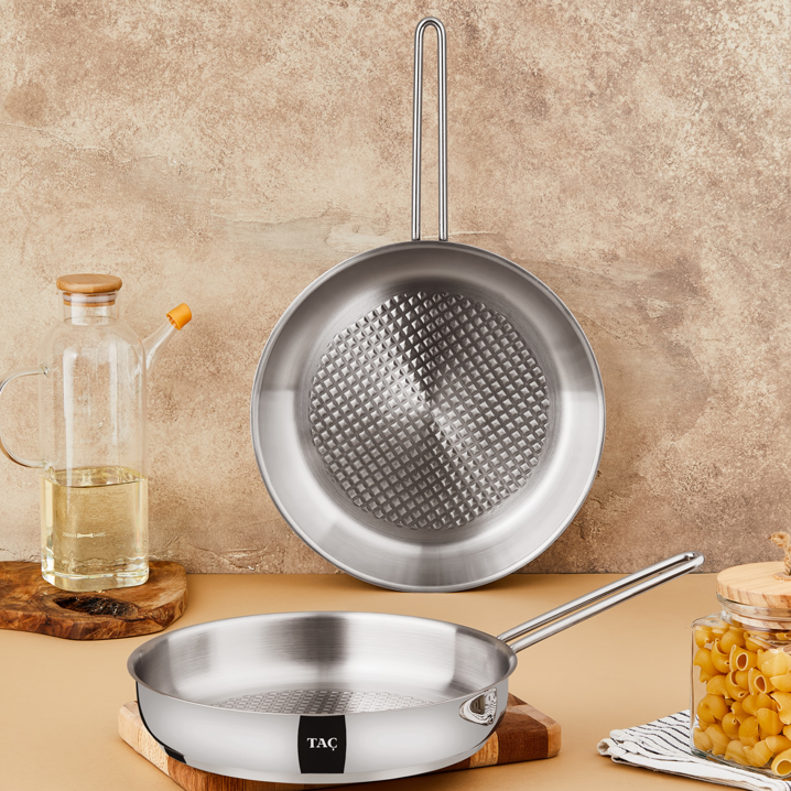 Taç Bengü Pro 3 Parça Çelik Tava Seti