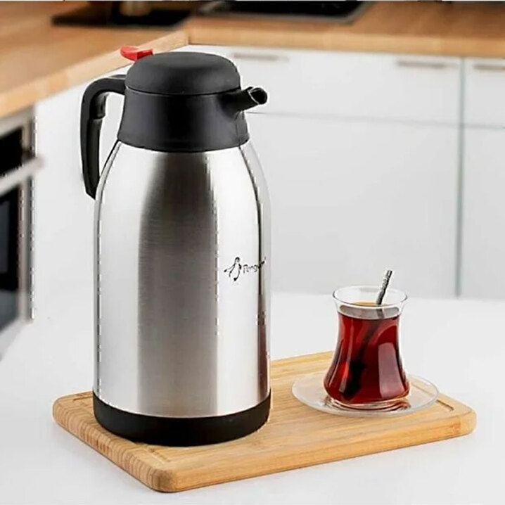 Penguen 2.5 Litre Paslanmaz Çelik Çay Termosu Çift Kat