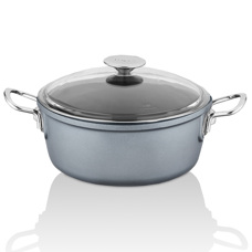 Taç Corvina Döküm Derin Tencere 20 Cm Gri