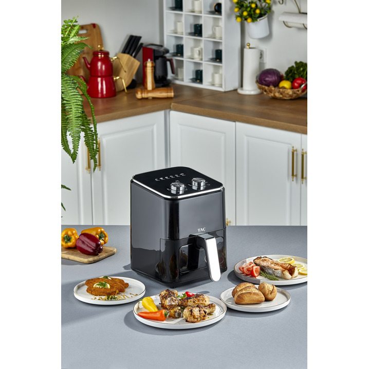 Taç Power  XL Air Fryer Black - Taç