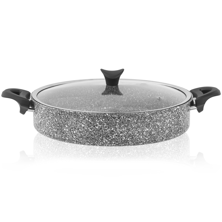 Taç Ultra Granit Basık Tencere 32cm - Taç