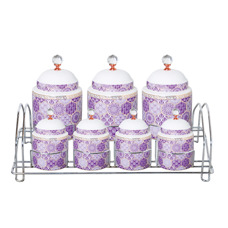 Taç Liberty 7 Parça Standlı Baharat Takımı Mor
