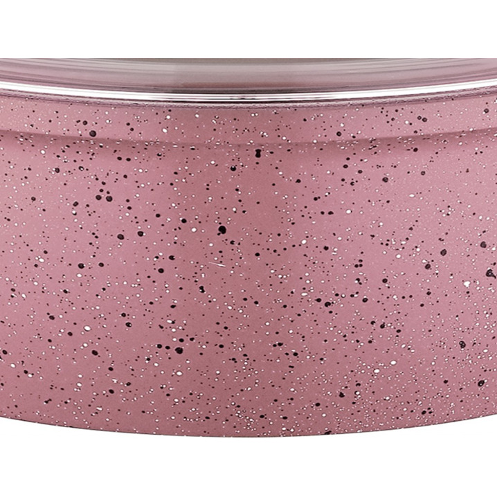 Taç Vision Döküm Derin Tencere 20 cm Pembe