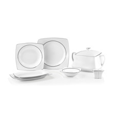 Taç Classy Platin 60 Parça 12 Kişilik Porselen Yemek Takımı - Taç