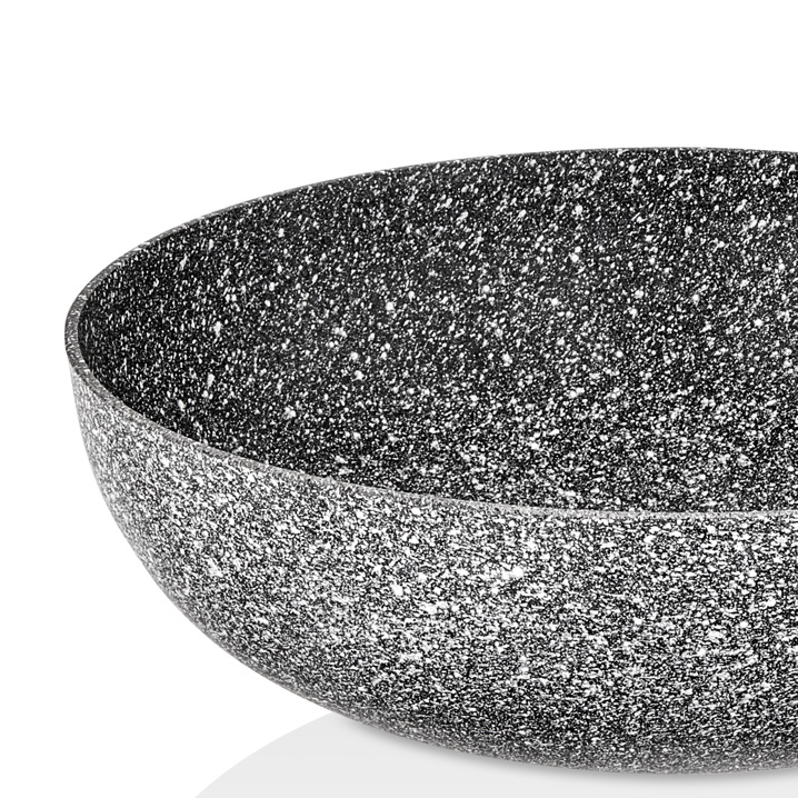 Taç Ultra Granit 28 Cm Wok Tava Gri - Taç