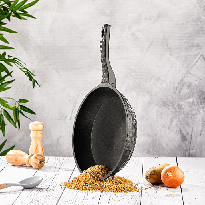 Taç Bella Döküm Tava 26 Cm Siyah - Taç