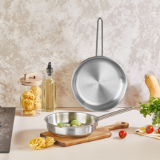Taç Bengü Pro Çelik Tava Seti 24 Cm & 28 Cm 