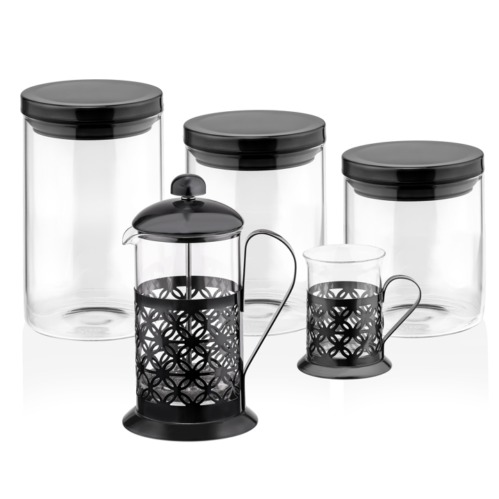 Taç Bonjour 5 Parça French Press Seti - Taç