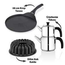 Taç Herna 3 Parça Avantajlı Mutfak Seti