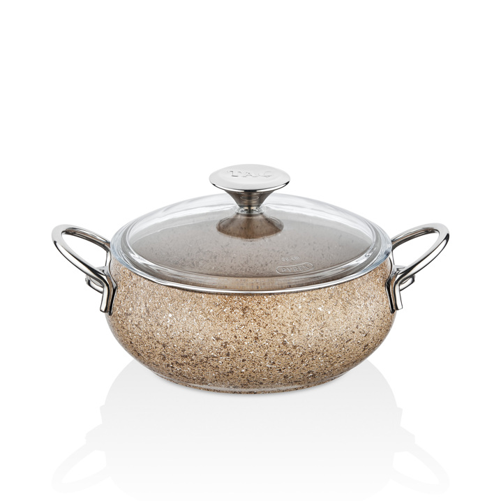 Taç MasterCook Tombik 7 Parça Tencere Seti Cappicuno Metal Saplı