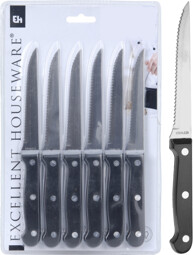 Paslanmaz Çelik 6'lı Et Bıçağı