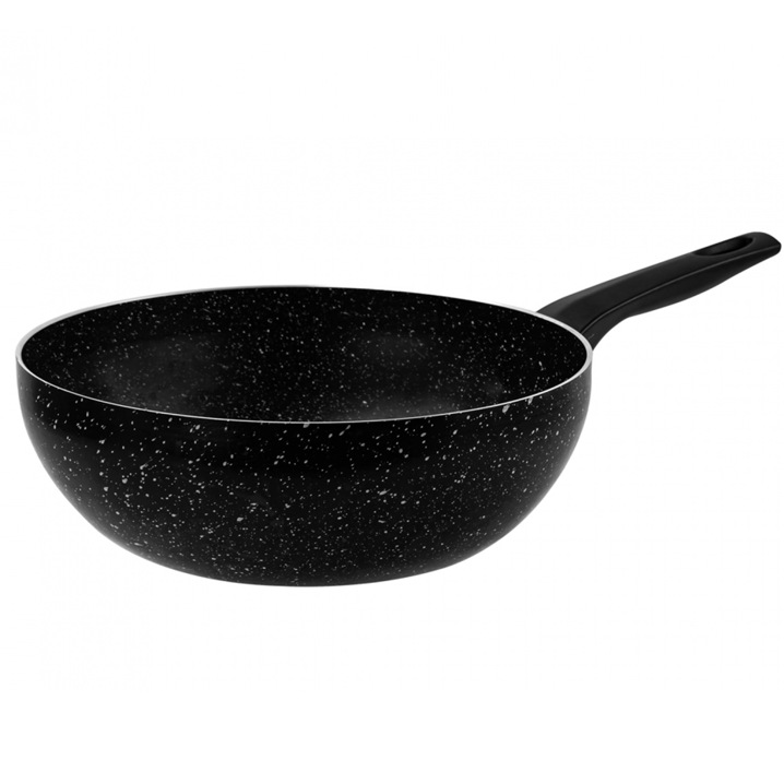 Taç Ultra Granit Plus Wok Tava 24 cm Siyah - Taç