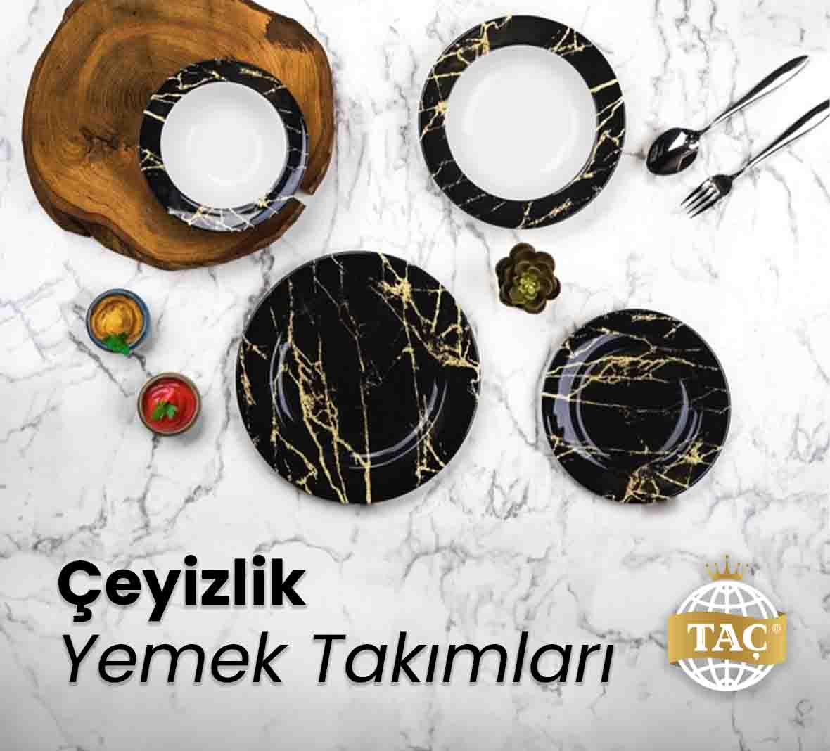 Çeyizlik Yemek Takımları - Porselen Yemek Takımları - Tacev.com