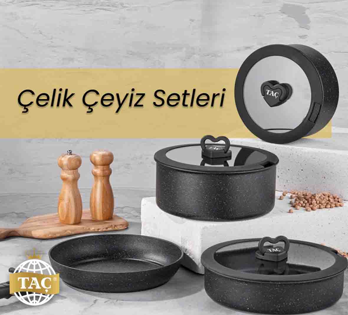 Çelik Çeyiz Setleri Paketi Fiyatları - Tacev.com