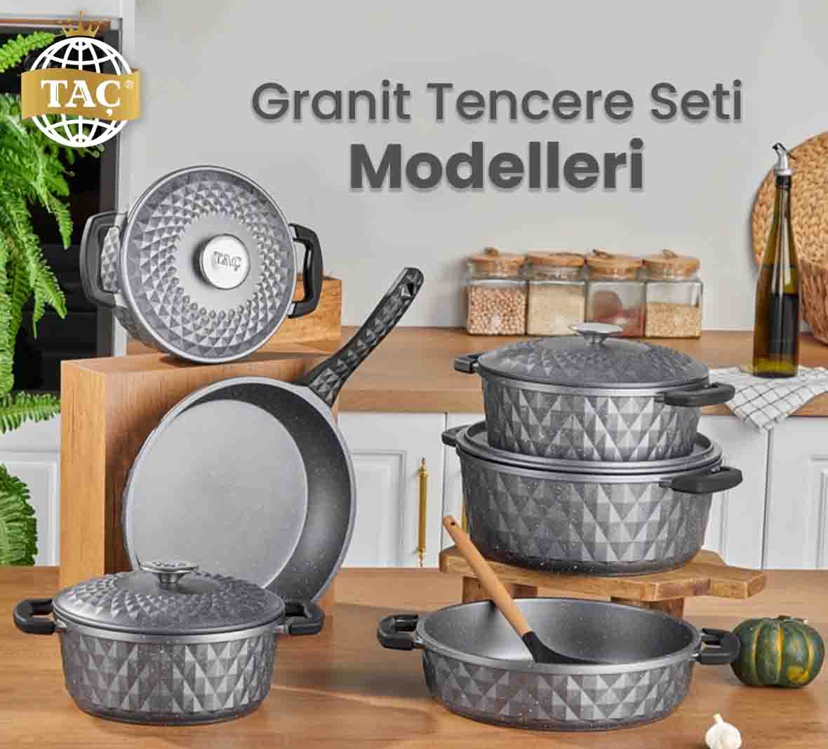 Granit Tencere Seti Modelleri hakkında detaylı bilgi için bize ulaşın. - tacev.com