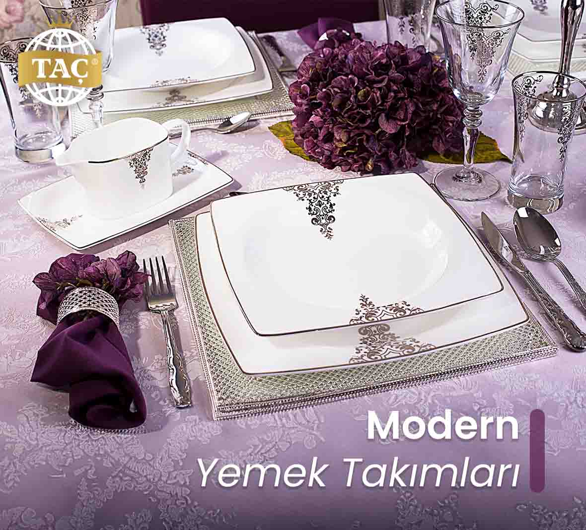 Modern Yemek Takımları - Taç - Tacev.com