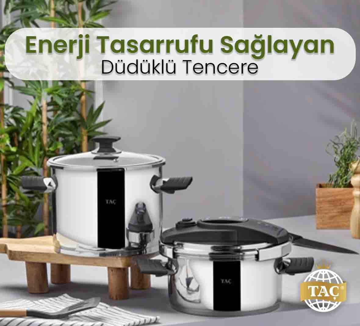 Enerji Tasarrufu Sağlayan Düdüklü Tencere - Pişirme Ürünleri - Tacev.com