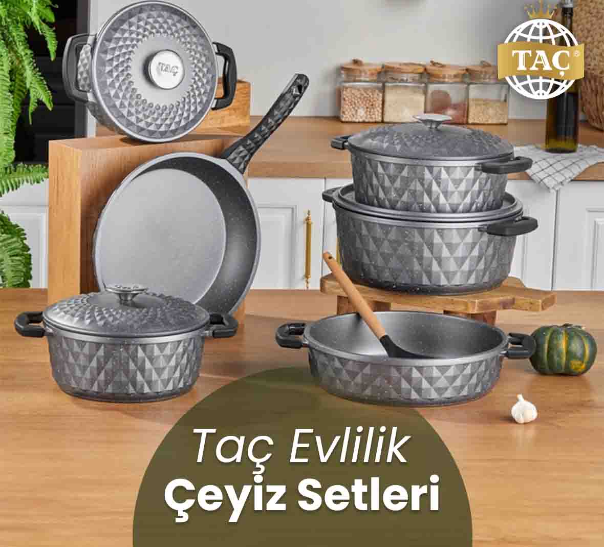 Taç Evlilik Çeyiz Setleri Paketi Paketleri Fiyatları - Tacev.com