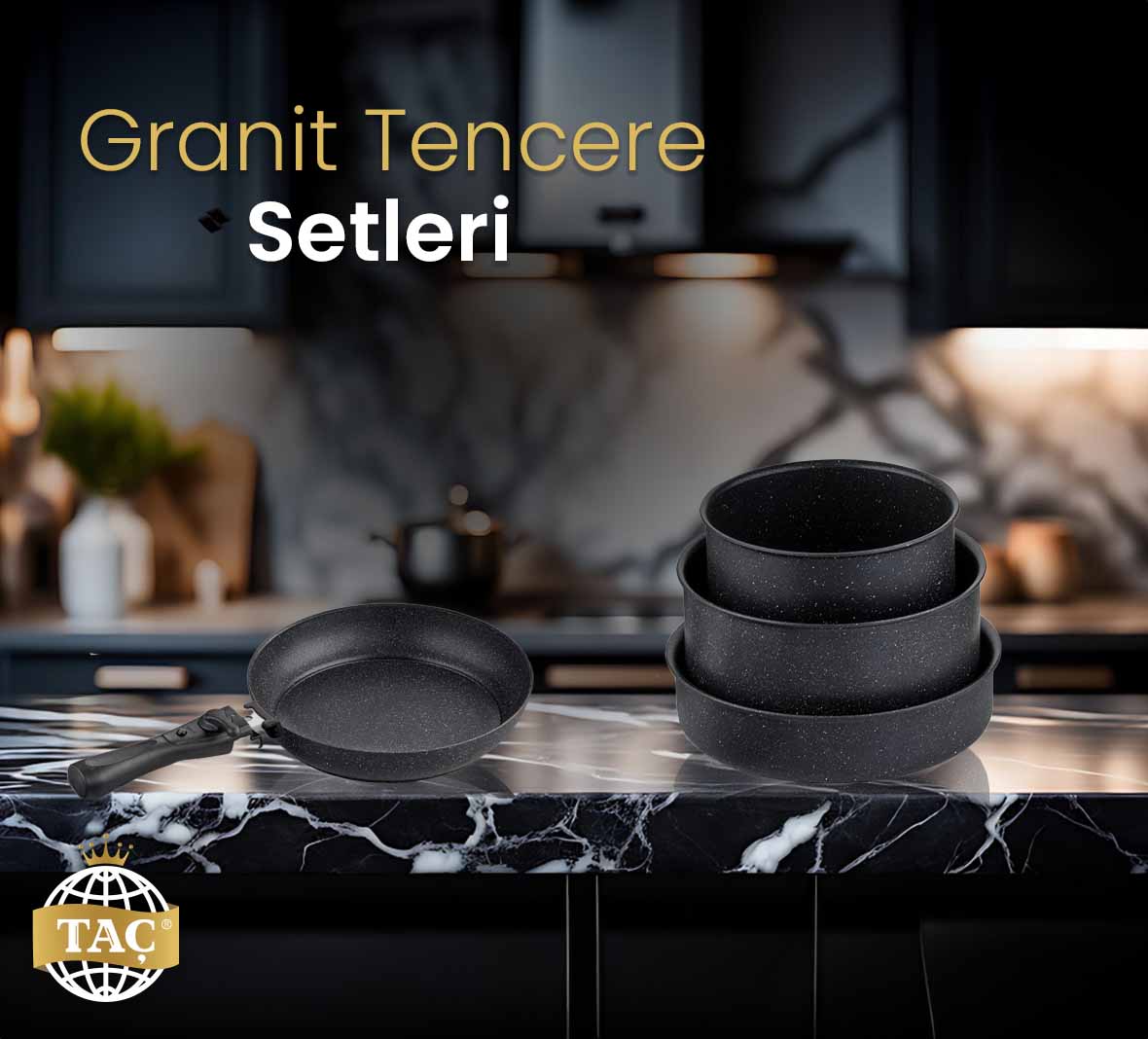 Granit Döküm Tencere Setleri - Tacev.com